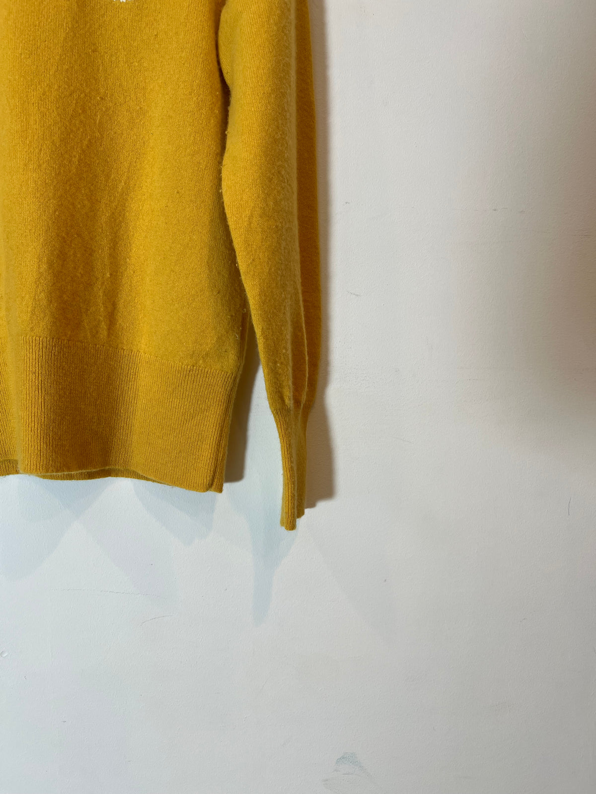 "J.Crew"Cashmere Peace Sign Floral Sweater