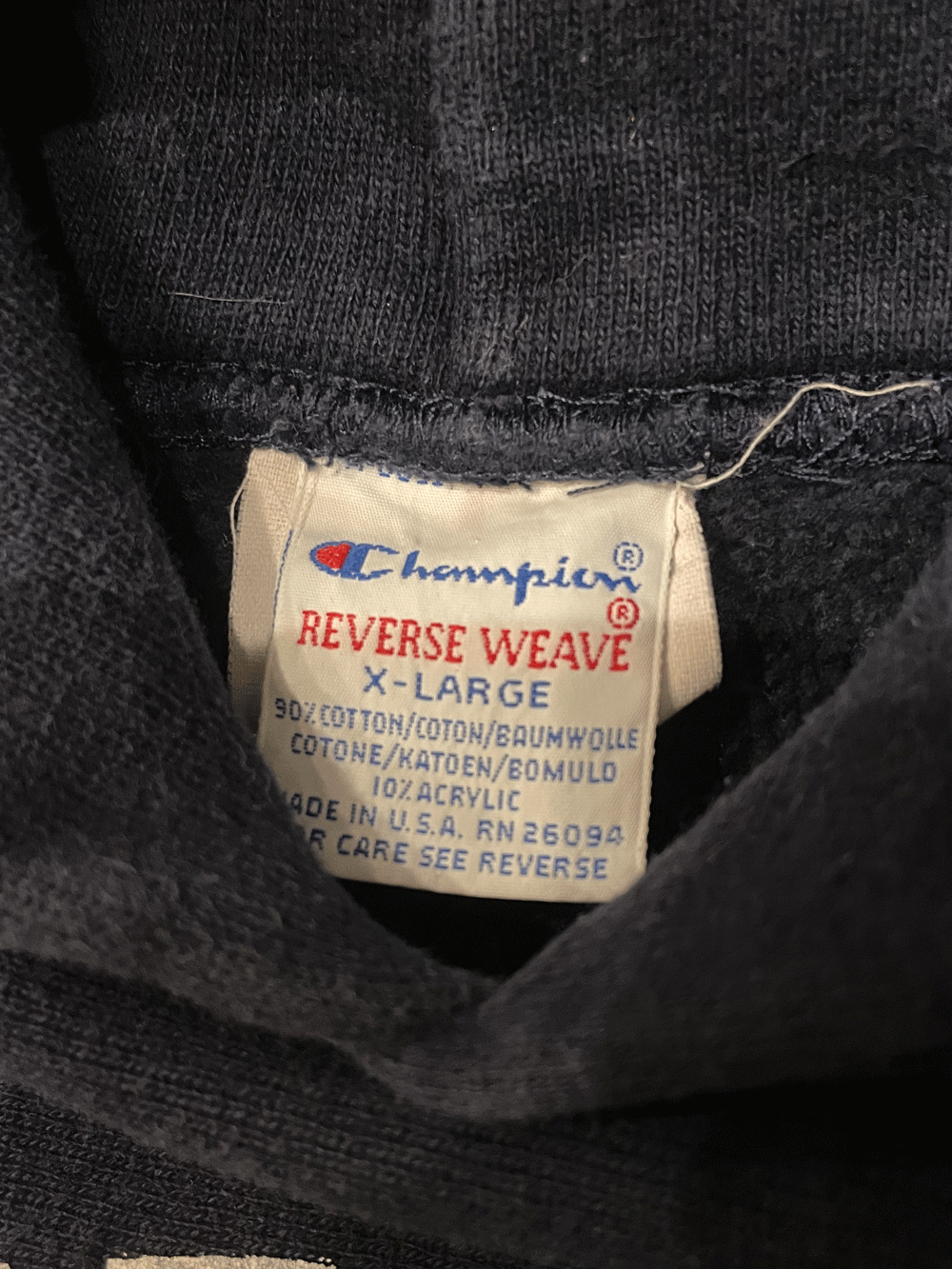 90's "Champion" REVERSE WEAVE NYAC