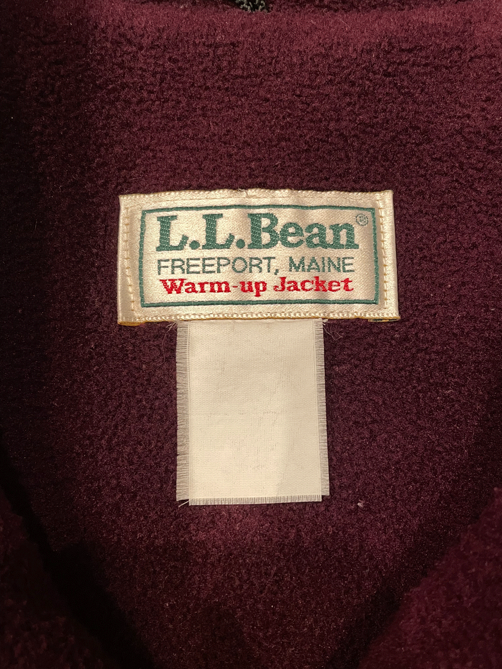 "L.L.Bean" Warm-up Jacket