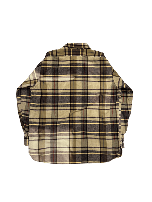 "L.L.Bean" Chamois Cloth Plaid Long Sleeve Shirt