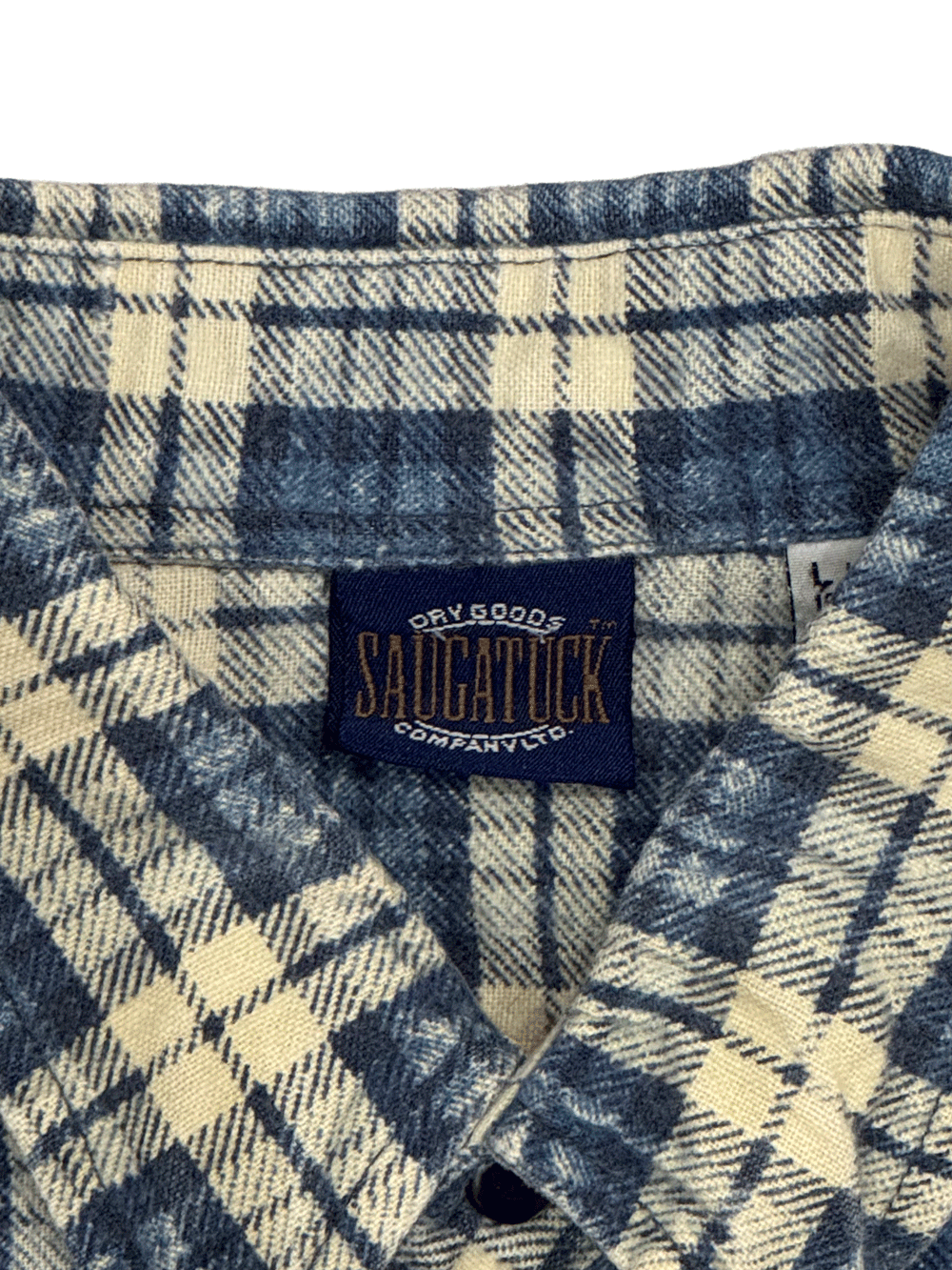 "SAUGATUCK" Vintage Plaid Flannel Shirt