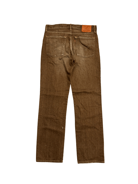 "Levi's 502" Brown Wash Straight Fit Denim Pants