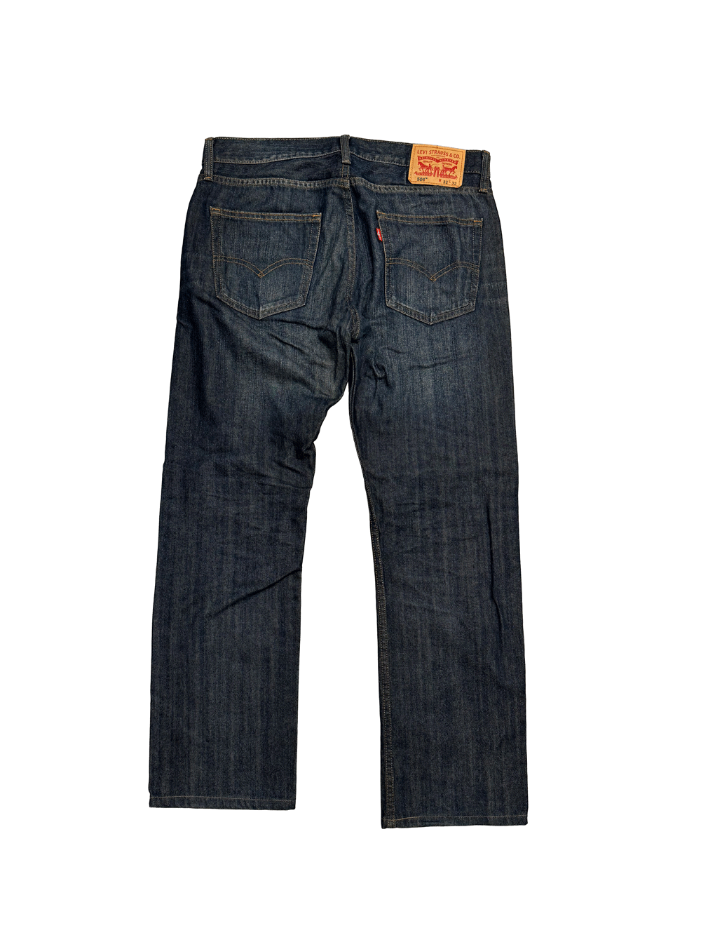 "Levi's 504" Straight Fit Indigo Denim Pants