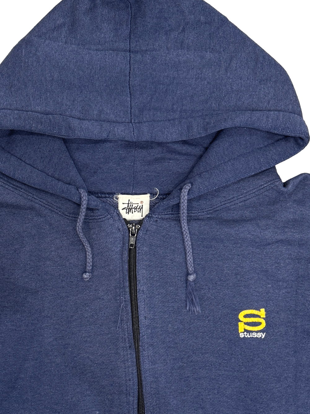 90’s "Stussy" Small S Logo Zip Hoodie
