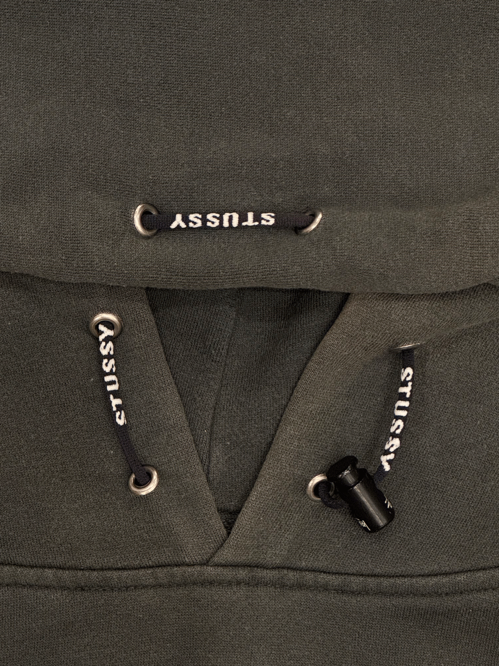 90’s "Stussy" Olive Hoodie
