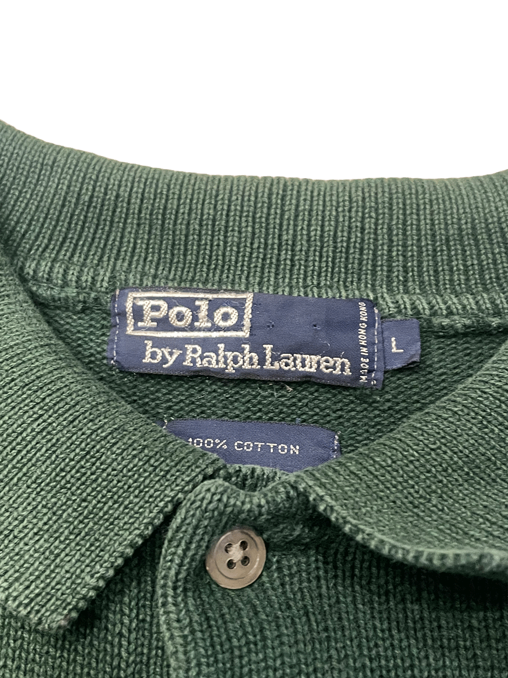 80'S "Polo" by Ralph Lauren L/S Polo Shirt