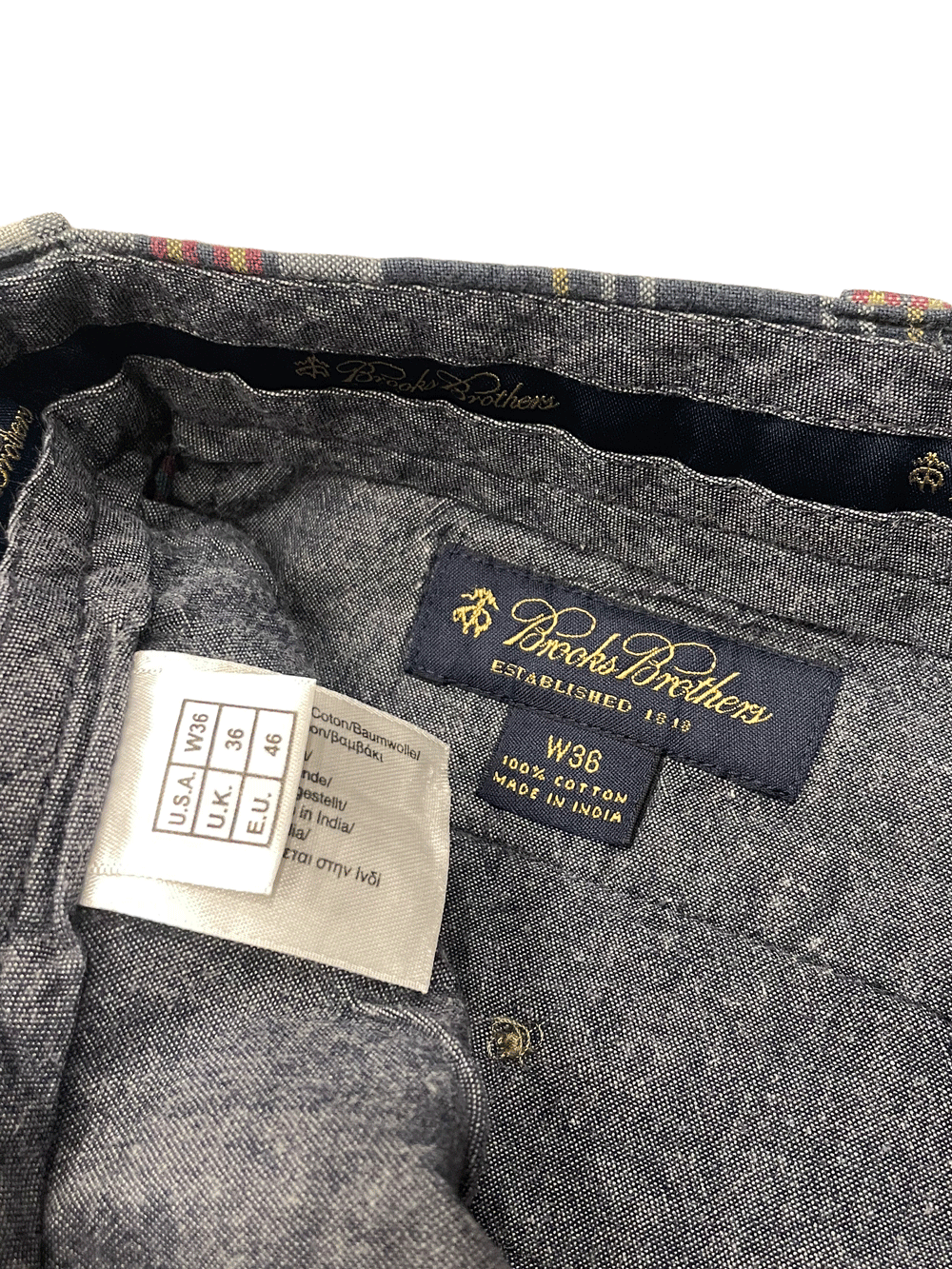 "Brooks Brothers" Check Shorts