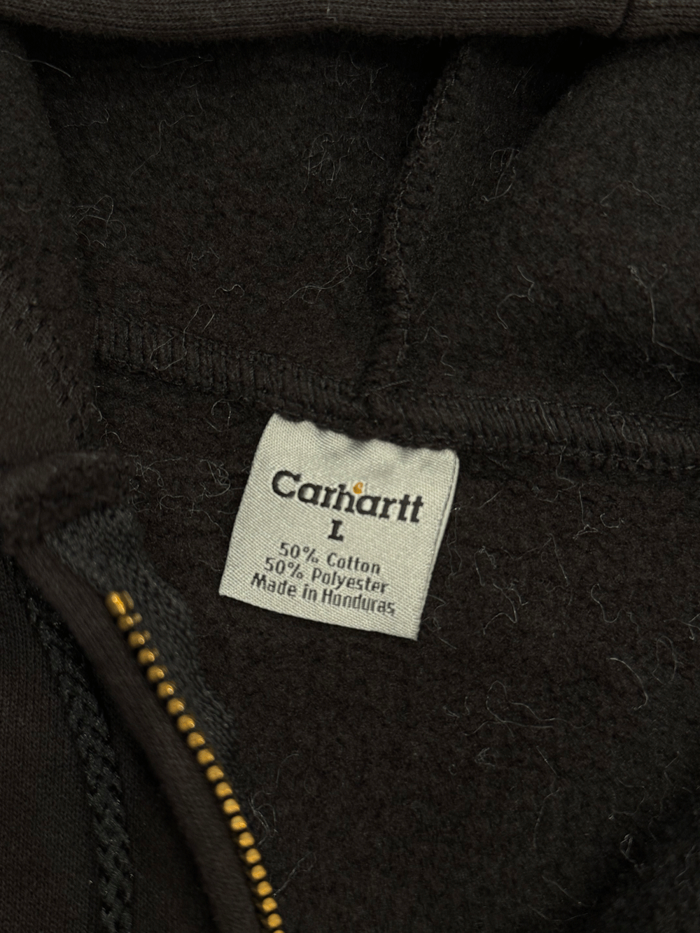 "Carhartt" Corporate Embroidered Full-Zip Sweat Hoodie