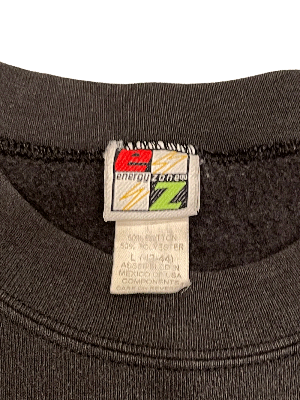 90'S "energy zone" Blank Crewneck Sweatshirt