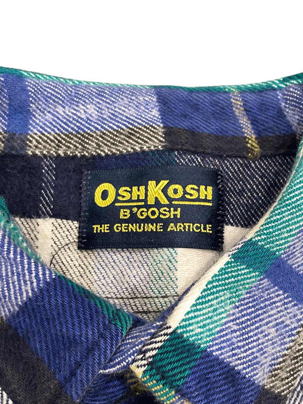 90'S "OSH KOSH" Flannel Shirt