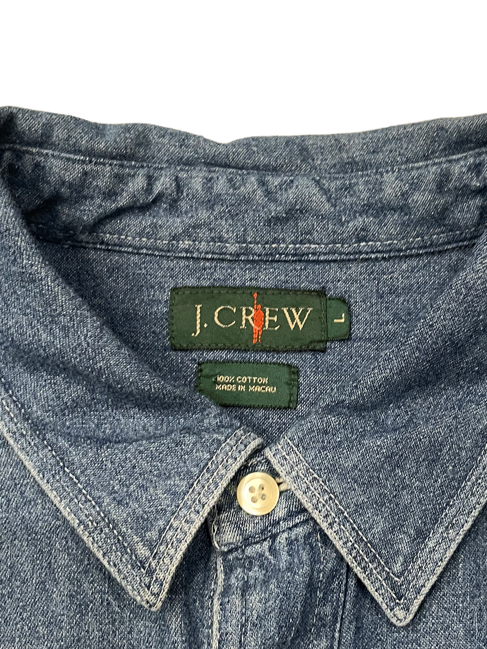 90's "J.CREW" Denim Shirt
