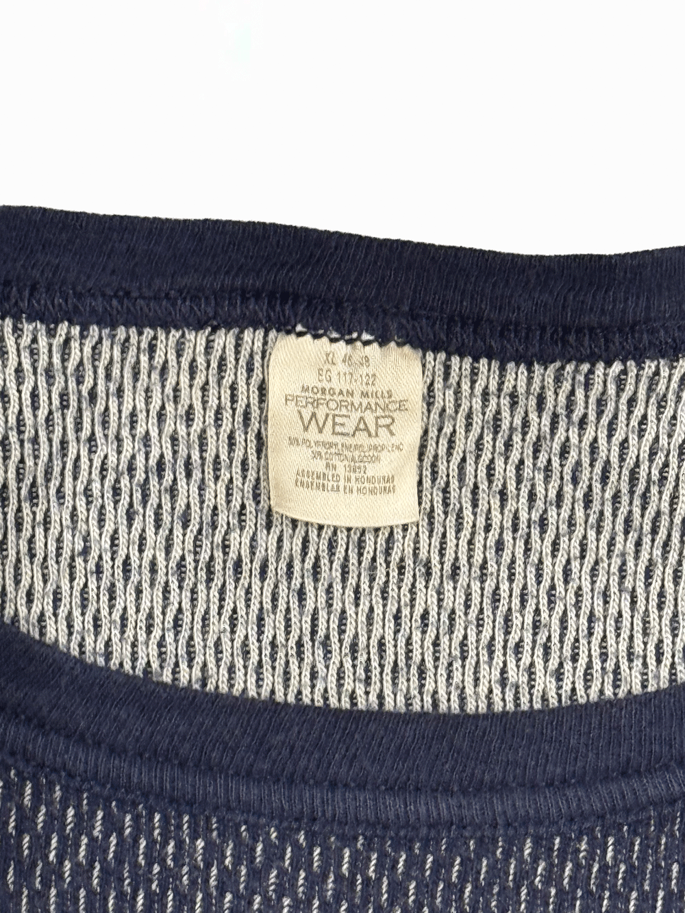 "MORGAN MILLS" Thermal Long Sleeve Shirt