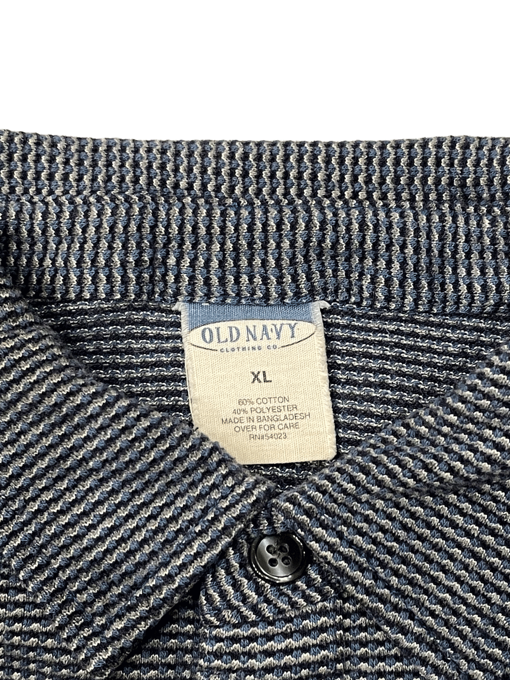 90's "OLD NAVY" L/S Polo Shirt