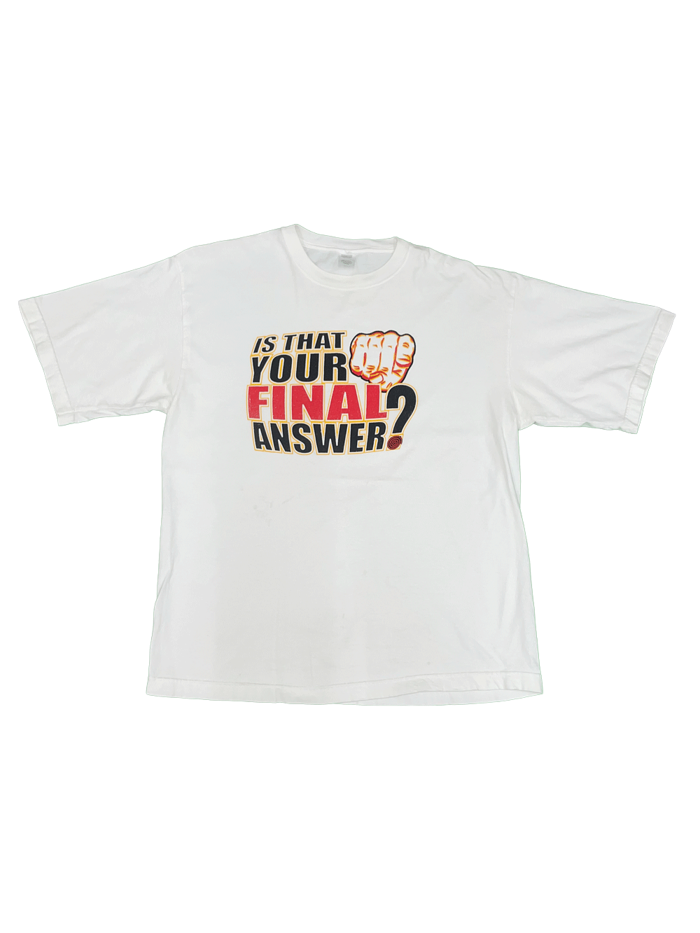 FINAL ANSWER? T-SHIRT