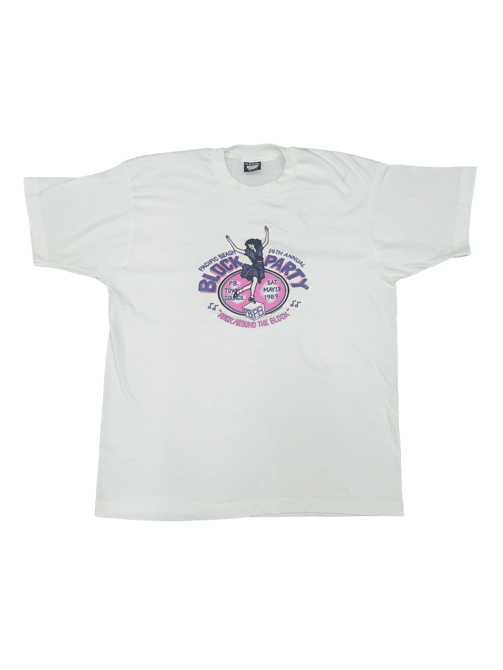 90'S PACIFIC BEACH BLOCK PARTY T-SHIRT
