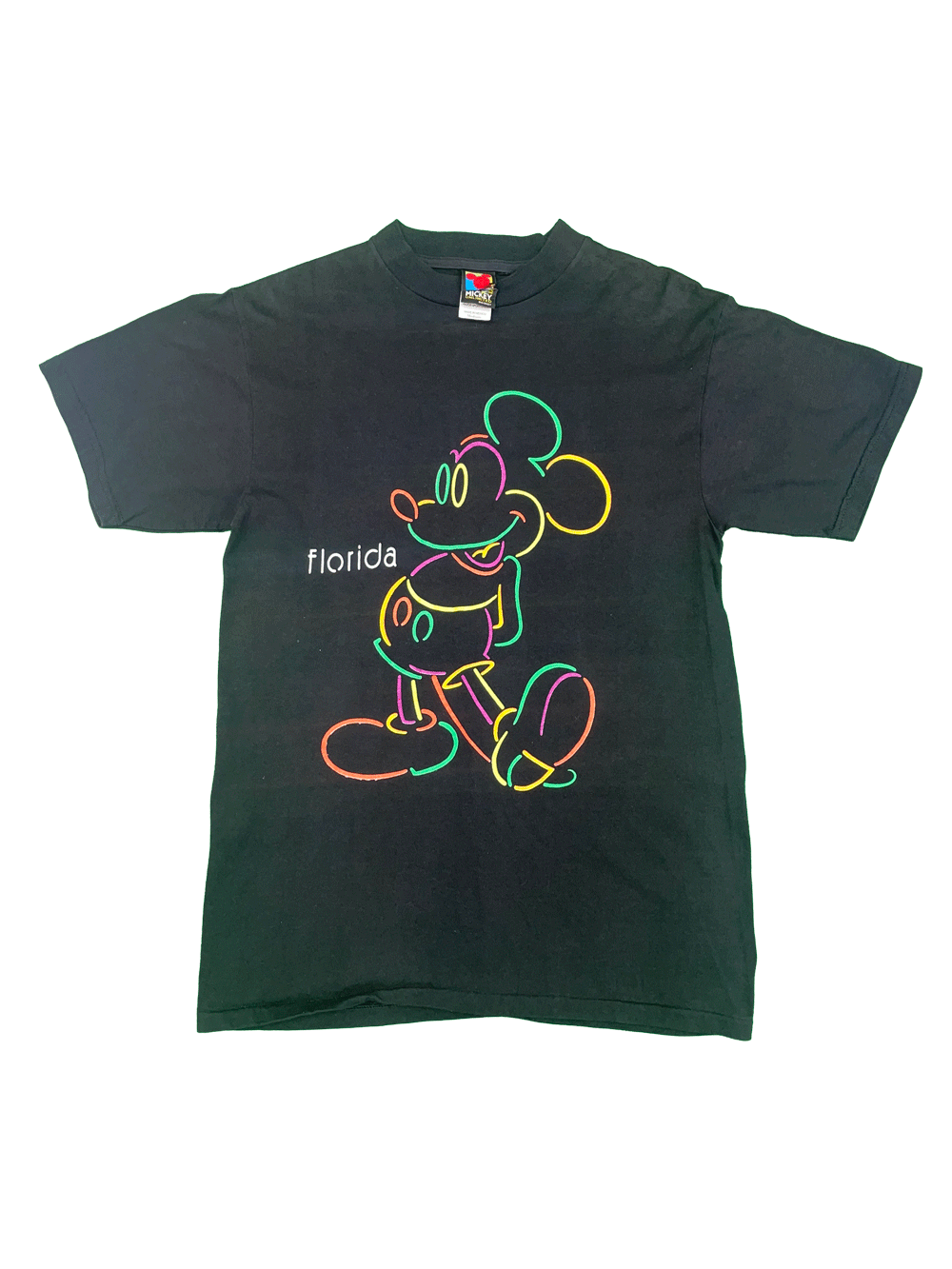90'S DISNEY NEON MICKEY FLORIDA T-SHIRT
