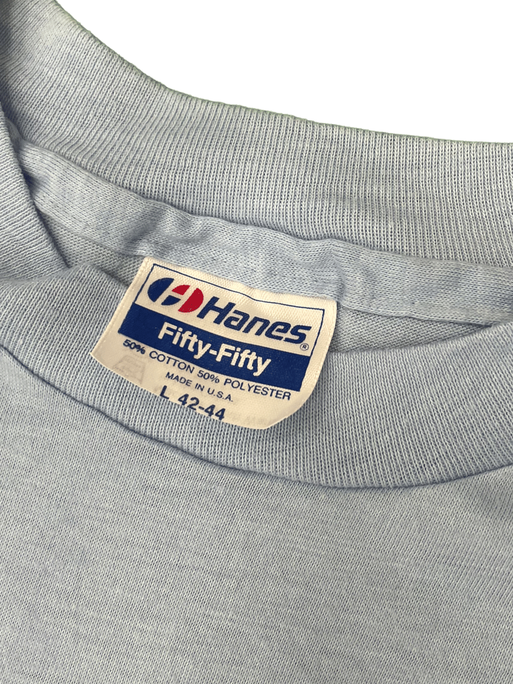 80'S HANES FIFTY-FIFTY PLAIN T-SHIRT