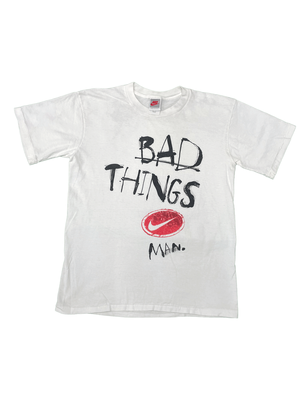 90's NIKE "BAD THINGS MAN" T-SHIRT