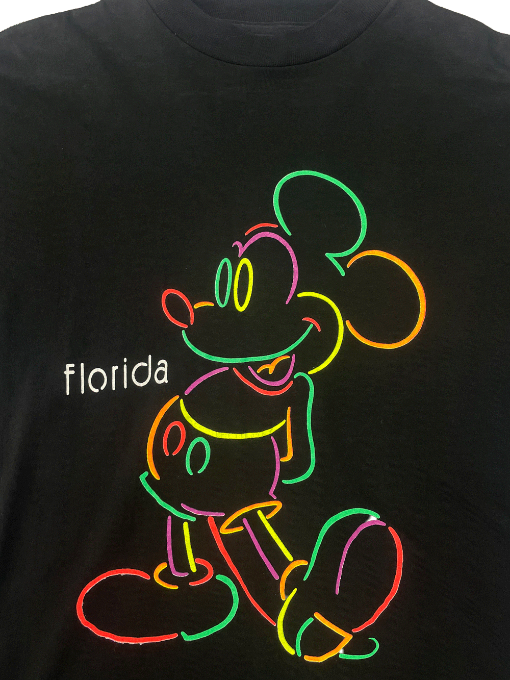 90'S DISNEY NEON MICKEY FLORIDA T-SHIRT