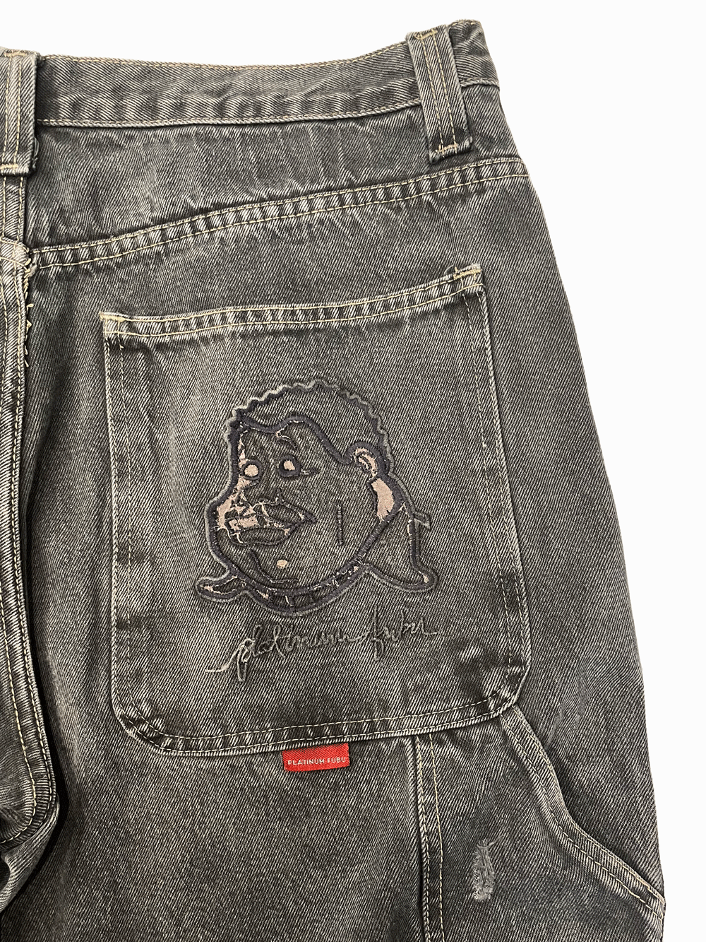 90'S "PLATINUM FUBU" Denim Shorts