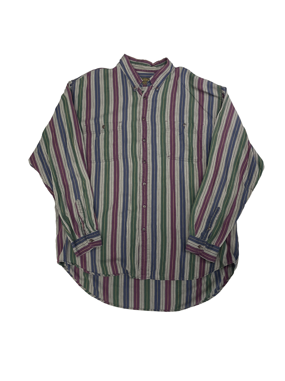 EDDIE BOUER L/L STRIPE SHIRT
