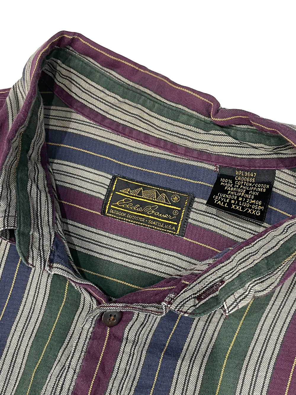 EDDIE BOUER L/L STRIPE SHIRT