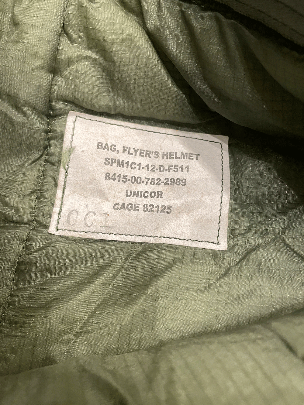 "US ARMY" Flyer's Helmet Bag