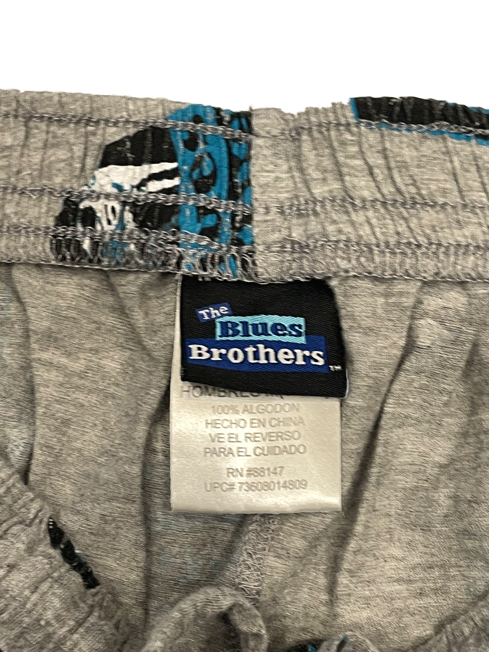 "The Blues Brothers" All-over Pattern Easy Pants