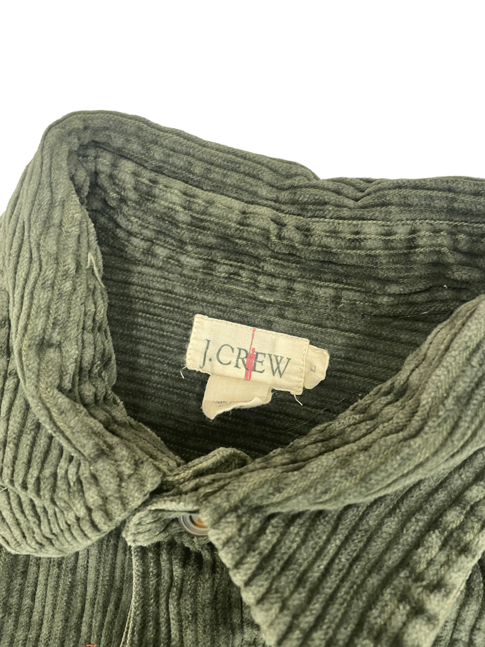 90'S J.CREW PULLOVER CORDUROY SHIRT