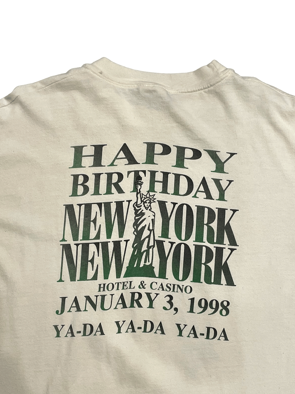90's "New York-New York Hotel & Casino" 1st Anniversary T-shirt