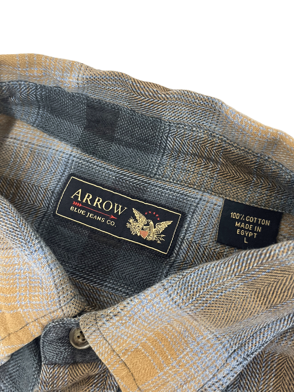 00'S ARROW BLUE JEANS CO. FLANNEL SHIRT