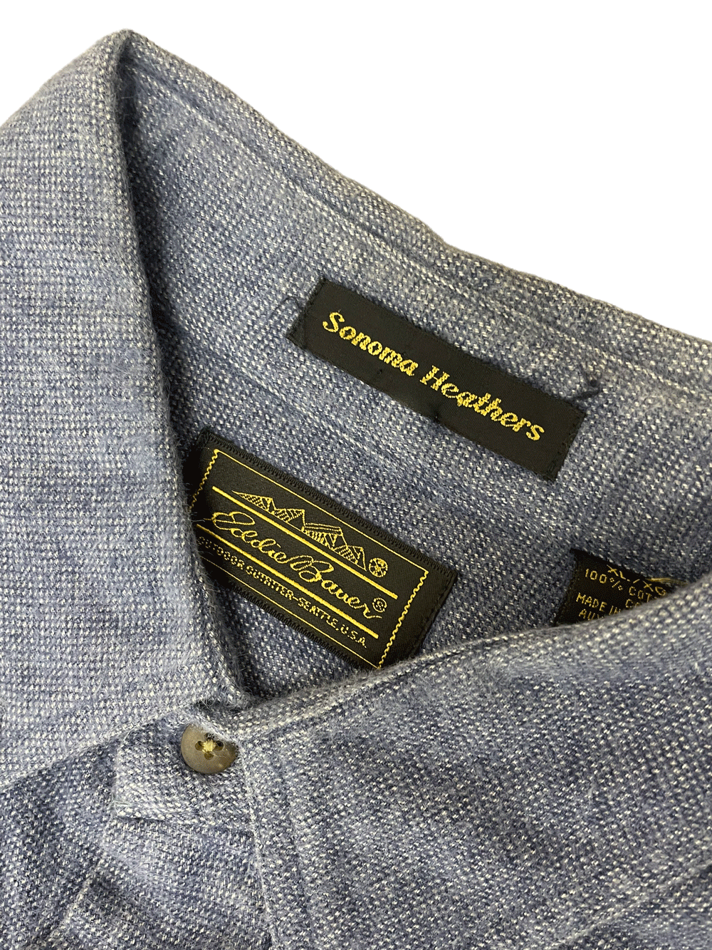 90s Eddie Bauer Sonoma Heathers B.D. SHIRT