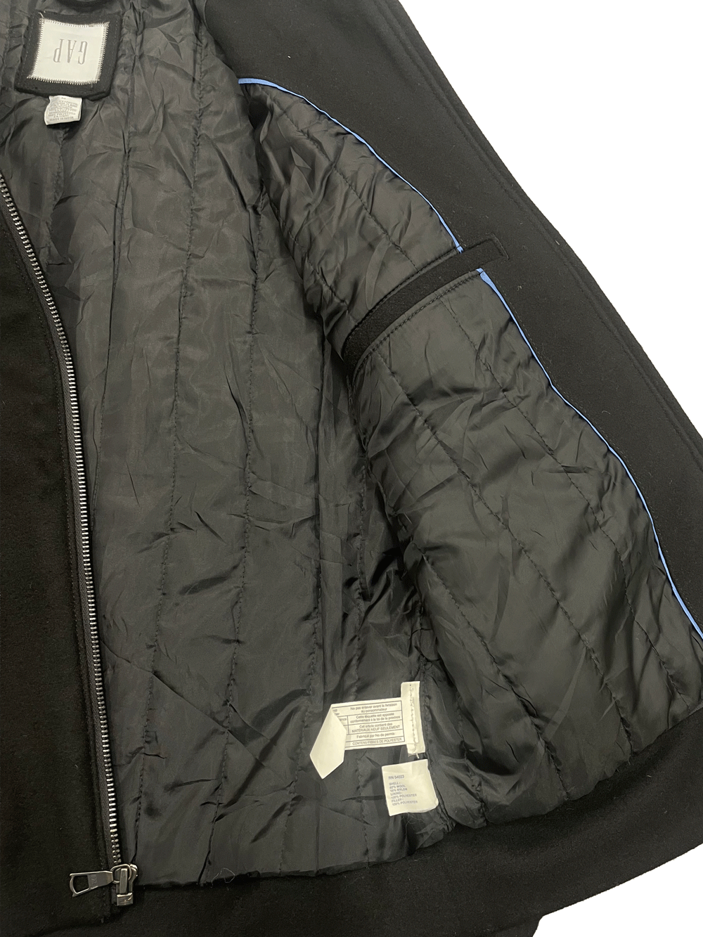 00'S GAP MELTON WOOL ZIP JACKET