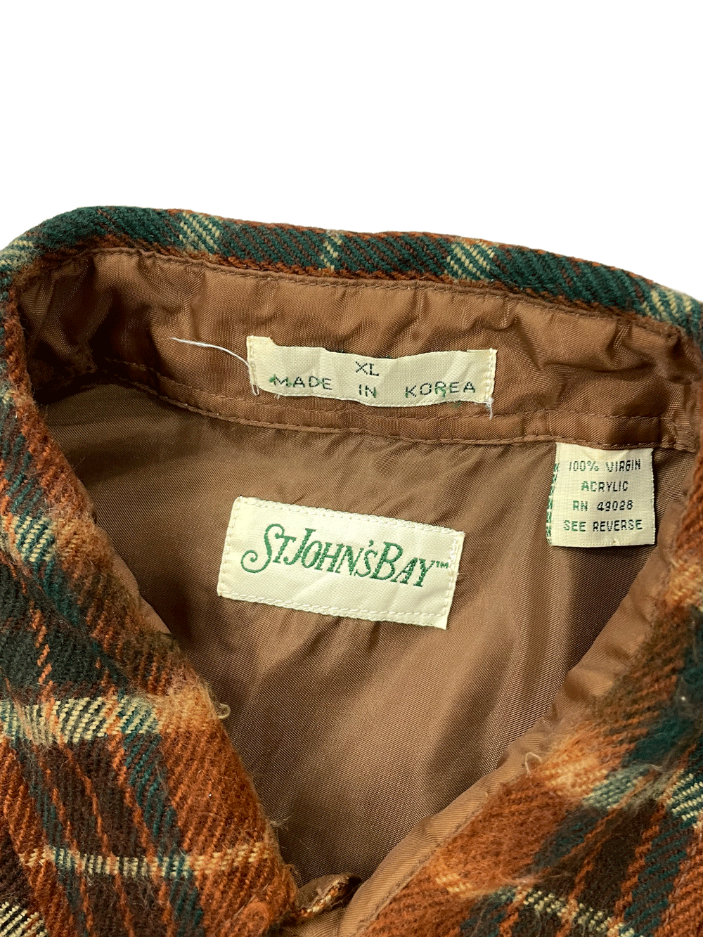 90'S ST.JOHNS BAY FLANNEL SHIRT