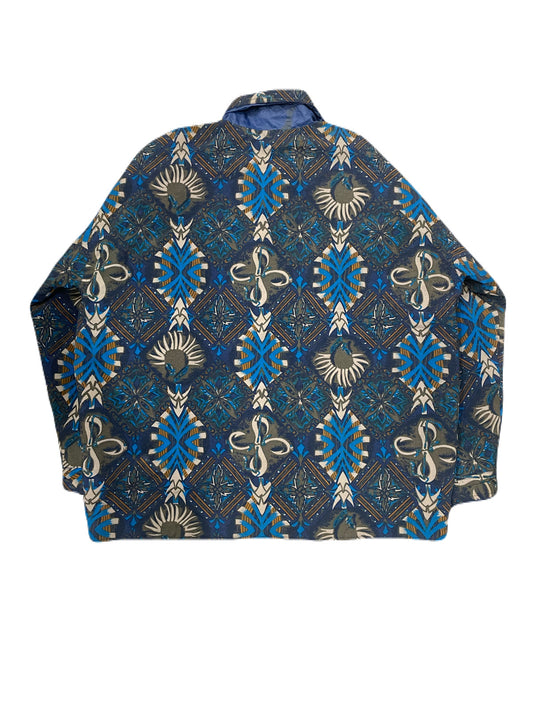 GEOMETRIC PATTERNS NYLON JACKET