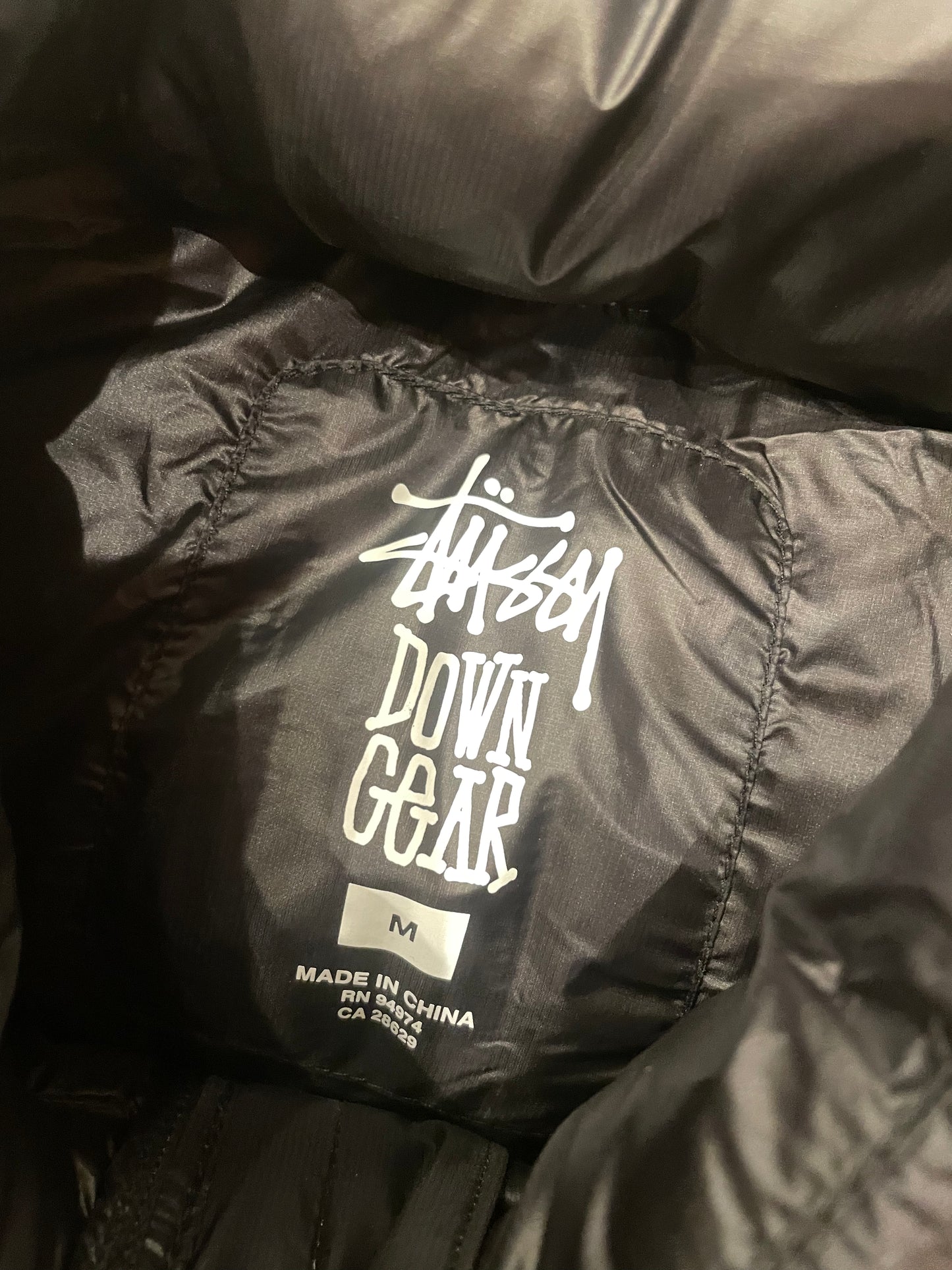 STUSSY MICLO RIPST OP DOWN VEST (800 FILL)