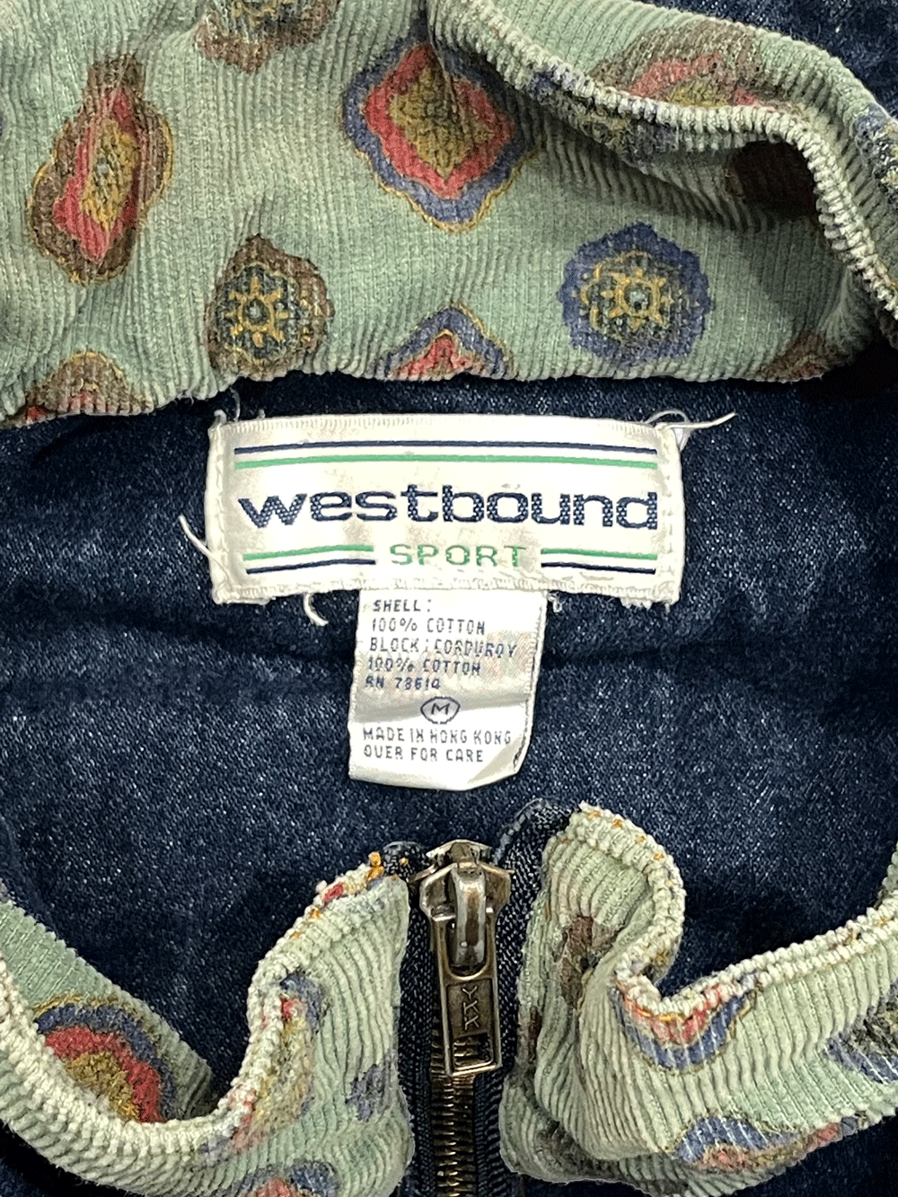 "westbound SPORT"Denim Bomber Jacket