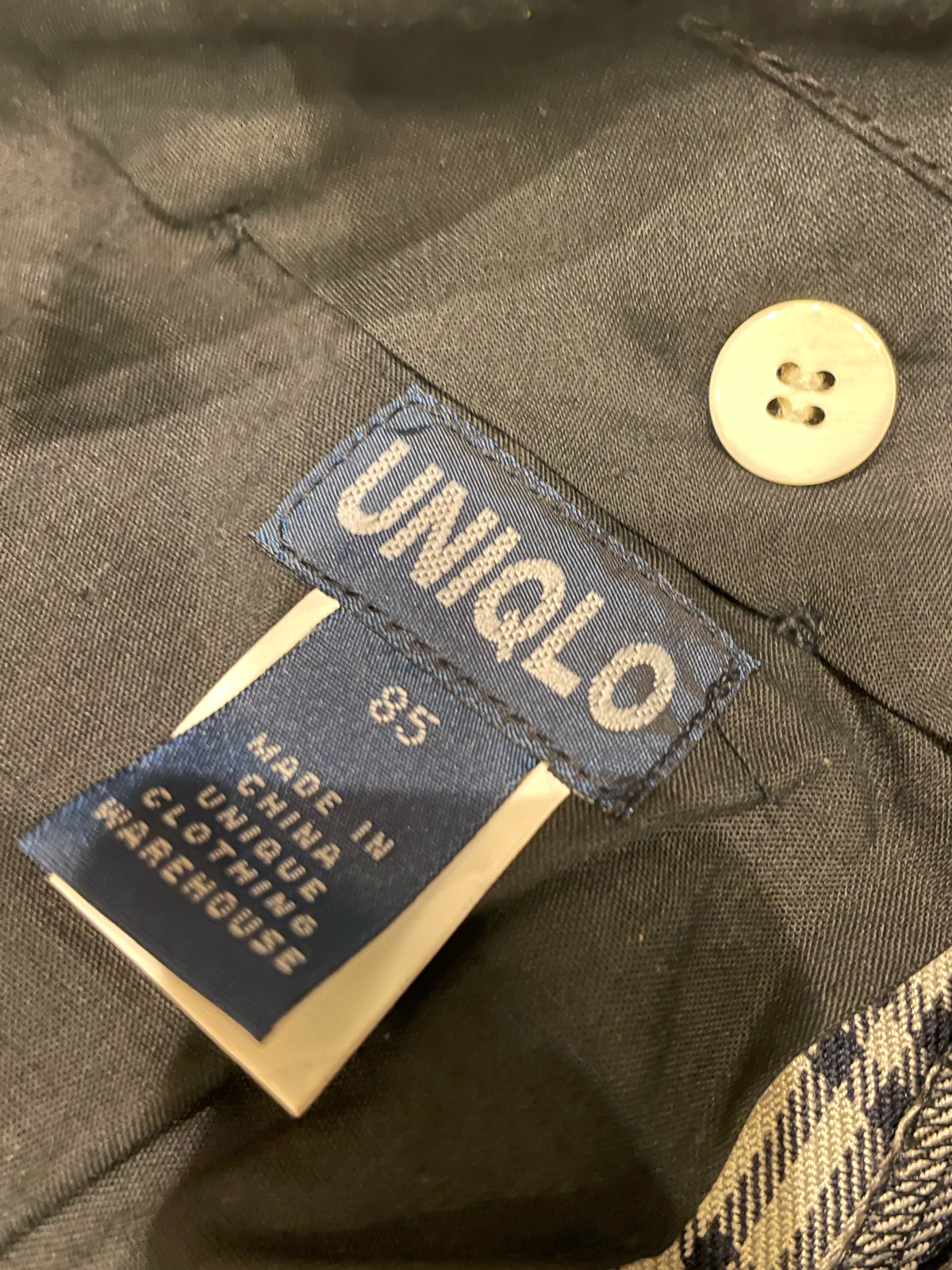 80'S 90'S OLD UNIQLO CHECKER SLACKS
