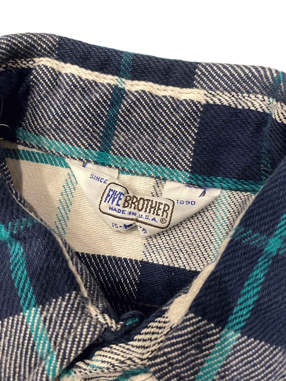 80'S FIVE BROTHER FLANNEL SHIRT
