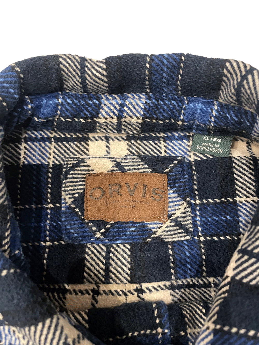 90'S ORVIS FLANNEL SHIRT