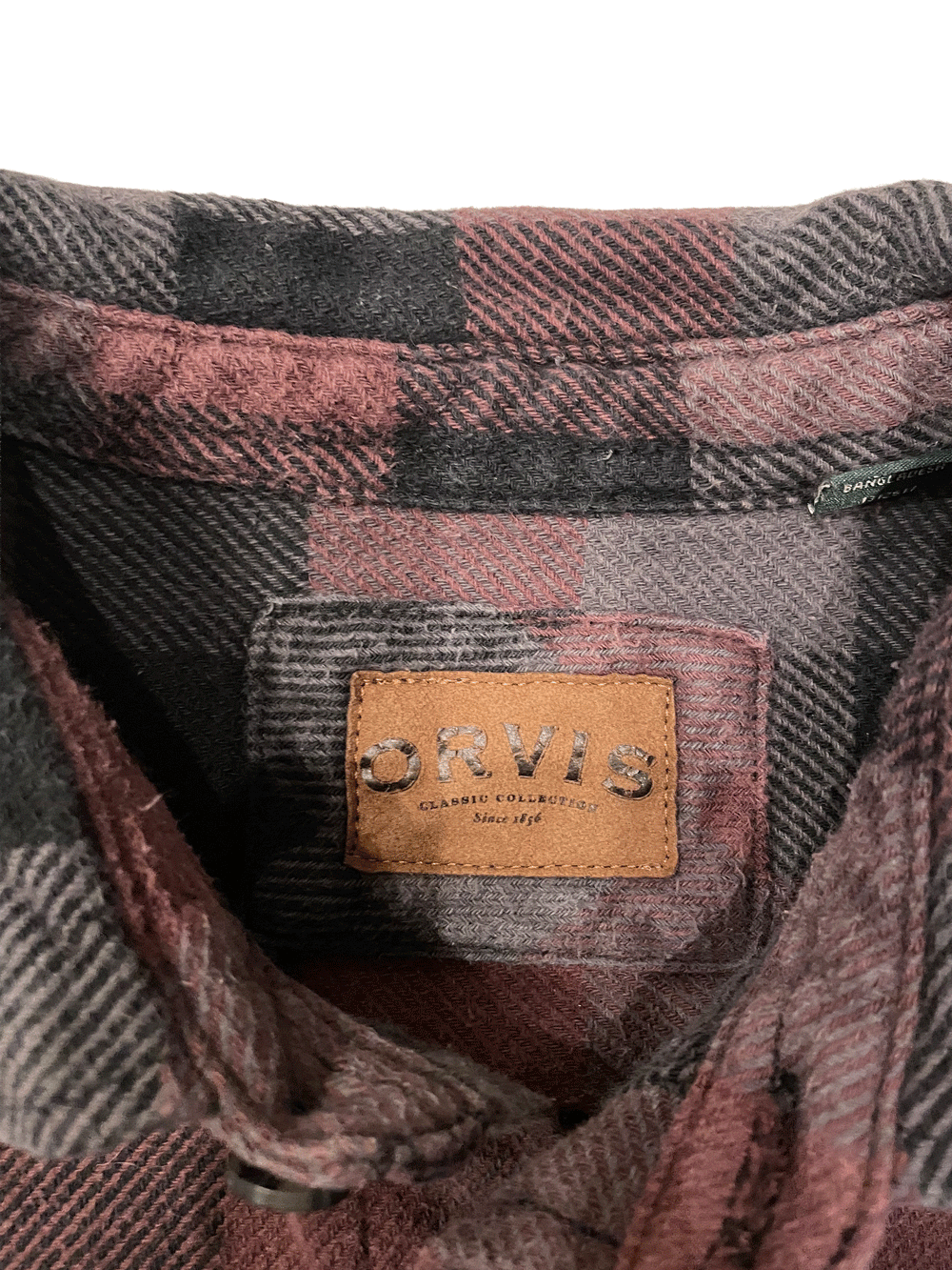 90'S ORVIS FLANNEL SHIRT