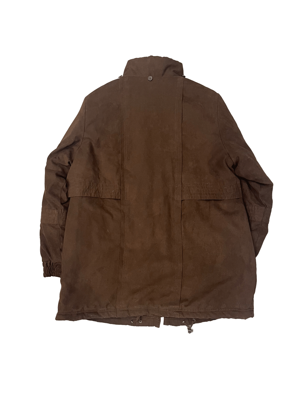 ST. JOHN'S BAY FAKE SUEDE PUFFER HALFCOAT