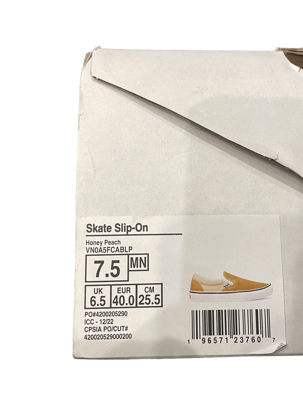 Vans SKATE Slip-On Honey Peach