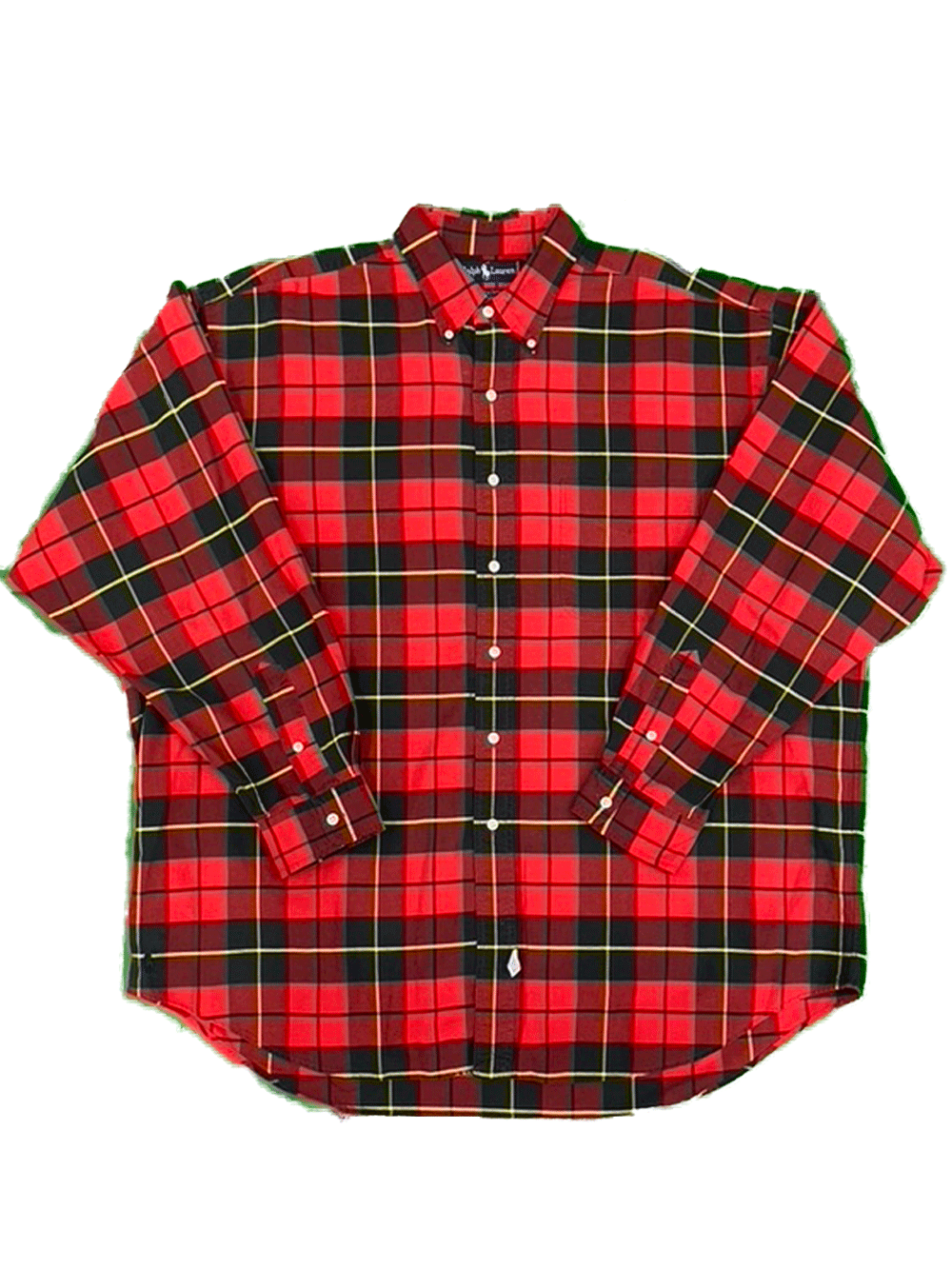 90's Ralph Lauren The Big Oxford L/S CHECK SHIRT