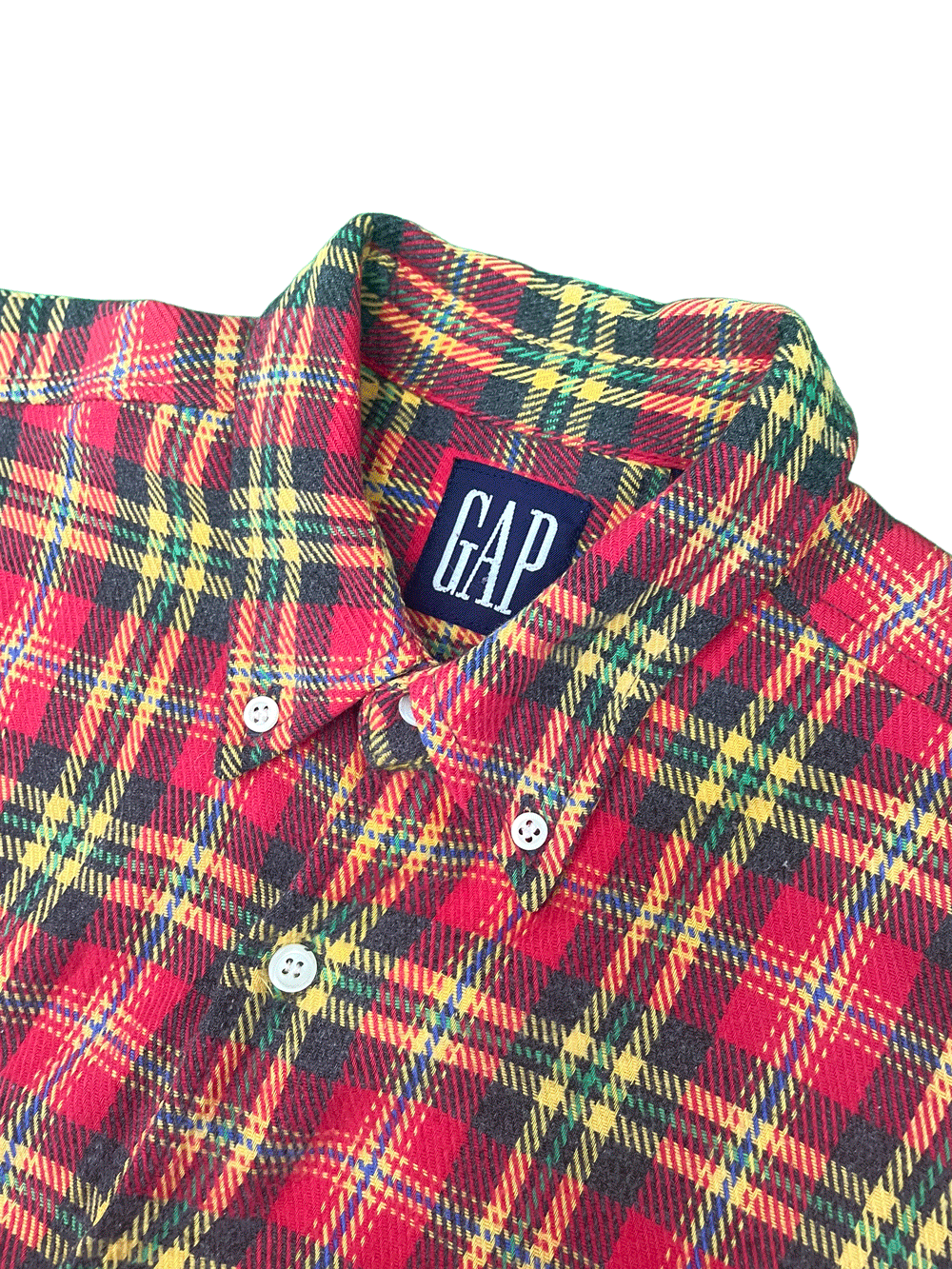 80'S GAP FLANNEL CHECK SHIRT