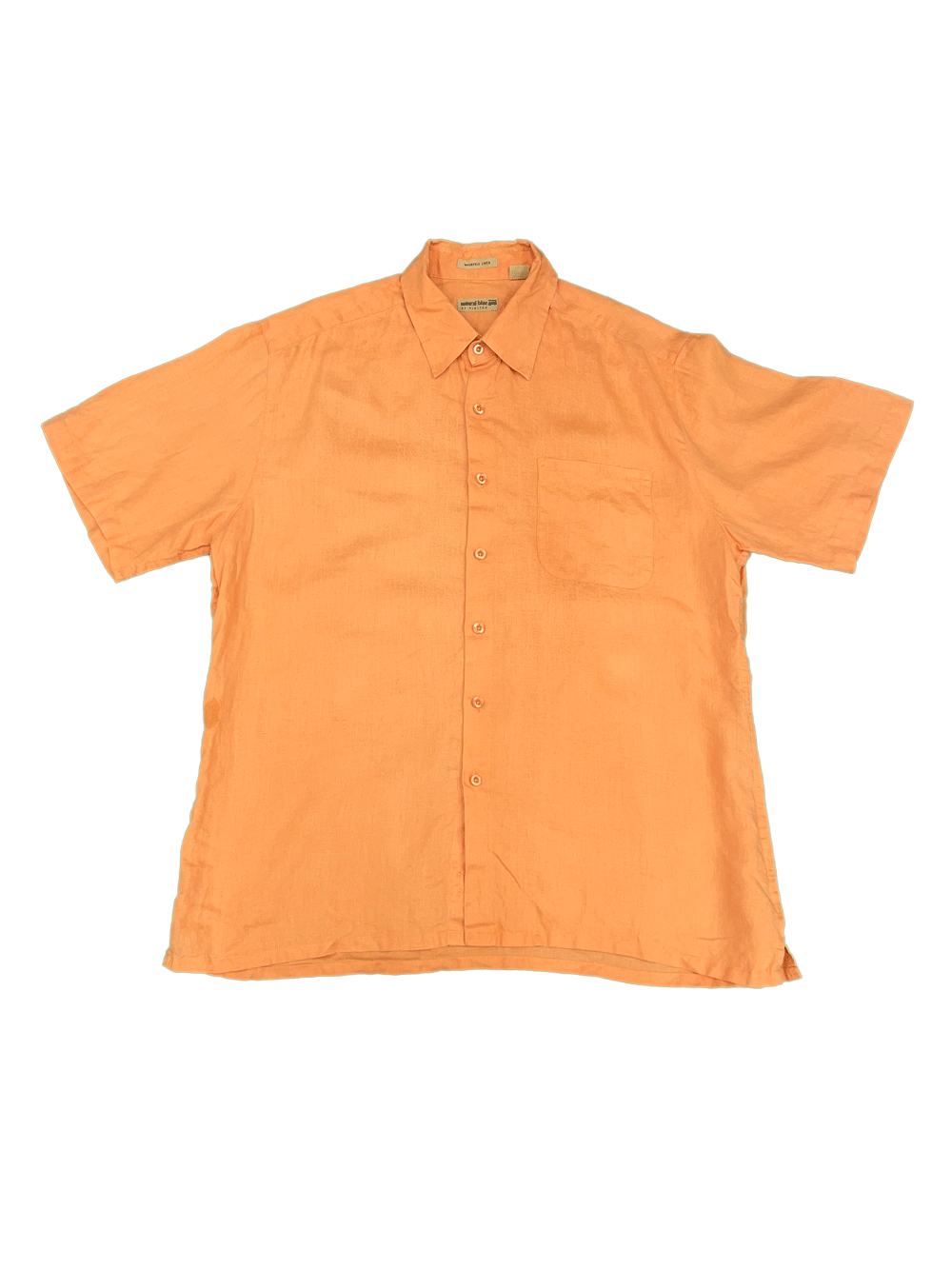 NATURAL BLUE BY VISITOR S/S LINEN SHIRT