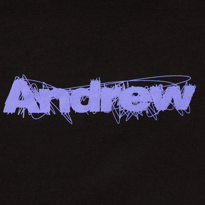 "Andrew Miami" Scratchy LOGO Tee