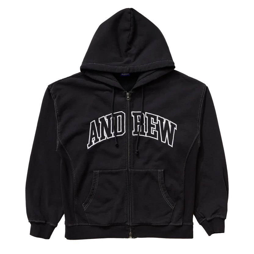 "Andrew Miami" Arch Zip Hoodie