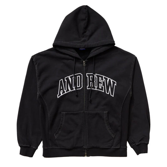 "Andrew Miami" Arch Zip Hoodie