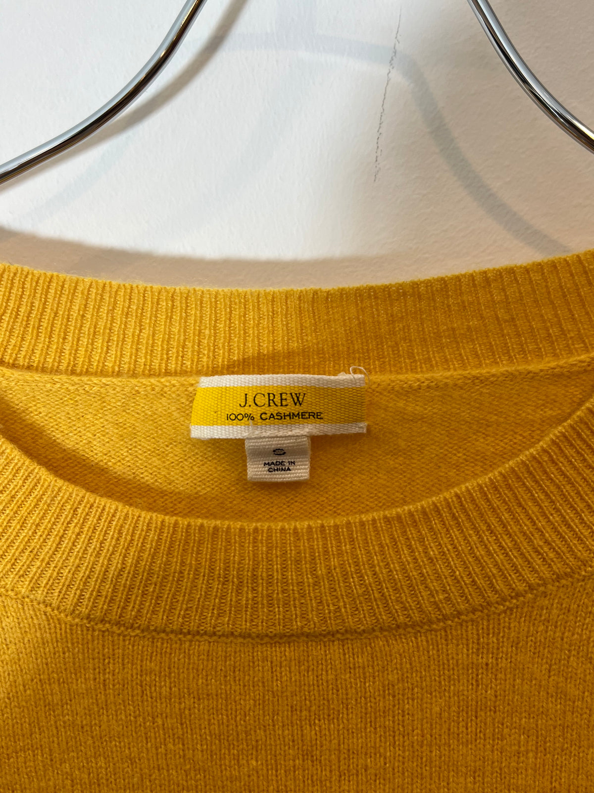 "J.Crew"Cashmere Peace Sign Floral  Sweater